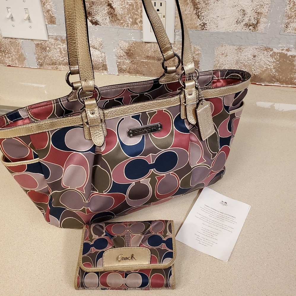 COACH  purse wallet set